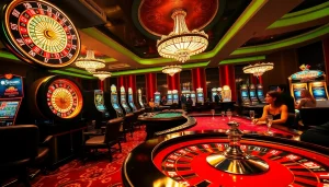 Exciting gameplay at 8kbet. com featuring roulette, poker, and slot machines.