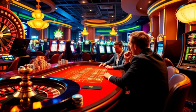 Players enjoying an exciting game at the luxurious gg88.com online casino scene.