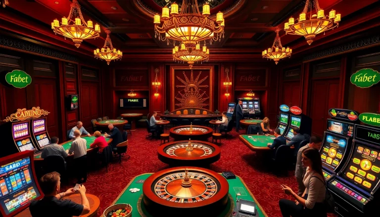 Experience the thrill of gambling at fabet.br.com with luxurious tables and lively players.