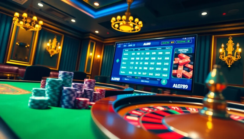 Experience the thrill of the game at ALO 789 online casino with vibrant tables and high-stakes action.