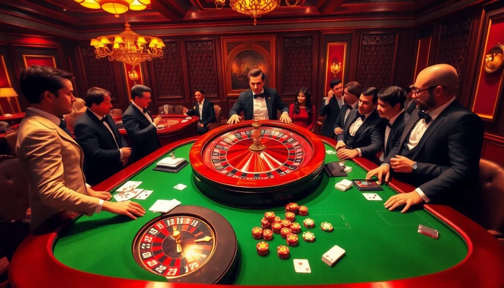 Experience thrilling gameplay at eejl's luxurious casino tables with excitement and strategy.