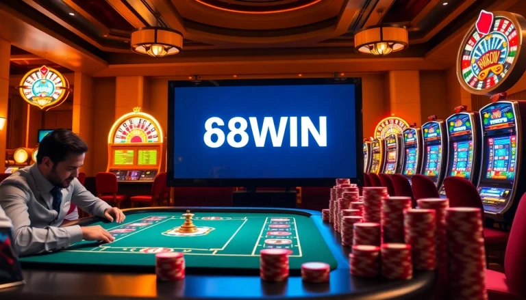 Experience thrilling wins at 68WIN casino with vibrant games and elite poker tables.