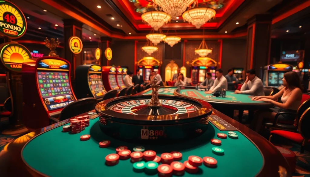 Experience thrilling play at MM 88's vibrant casino tables with lively gameplay and exciting action