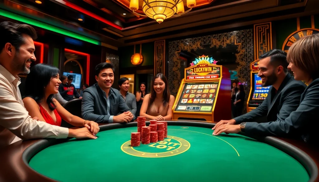 Experience the thrill of luckywin lott in a vibrant casino with exciting games and players.