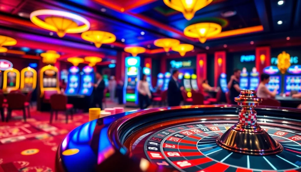 Experience the excitement of 789club at a vibrant casino gaming table.