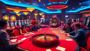 Engage in thrilling gameplay at https://c168.voto/ with vibrant casino elements showcasing poker and slots.