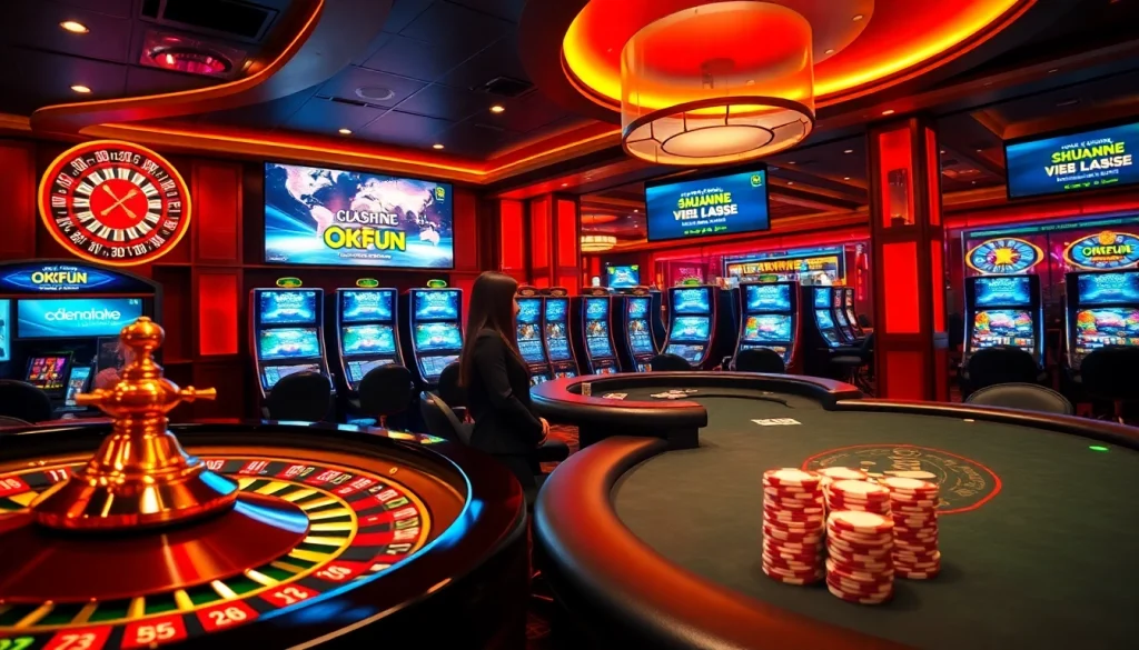 Experience khuyến mãi okfun with exciting casino games and vibrant promotions in a thrilling environment.