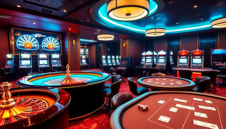 Experience the thrill of SODO66 with vibrant gaming tables and exciting casino action.