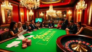 Exciting gameplay at a WW88 casino table with vibrant chips and an engaging atmosphere.
