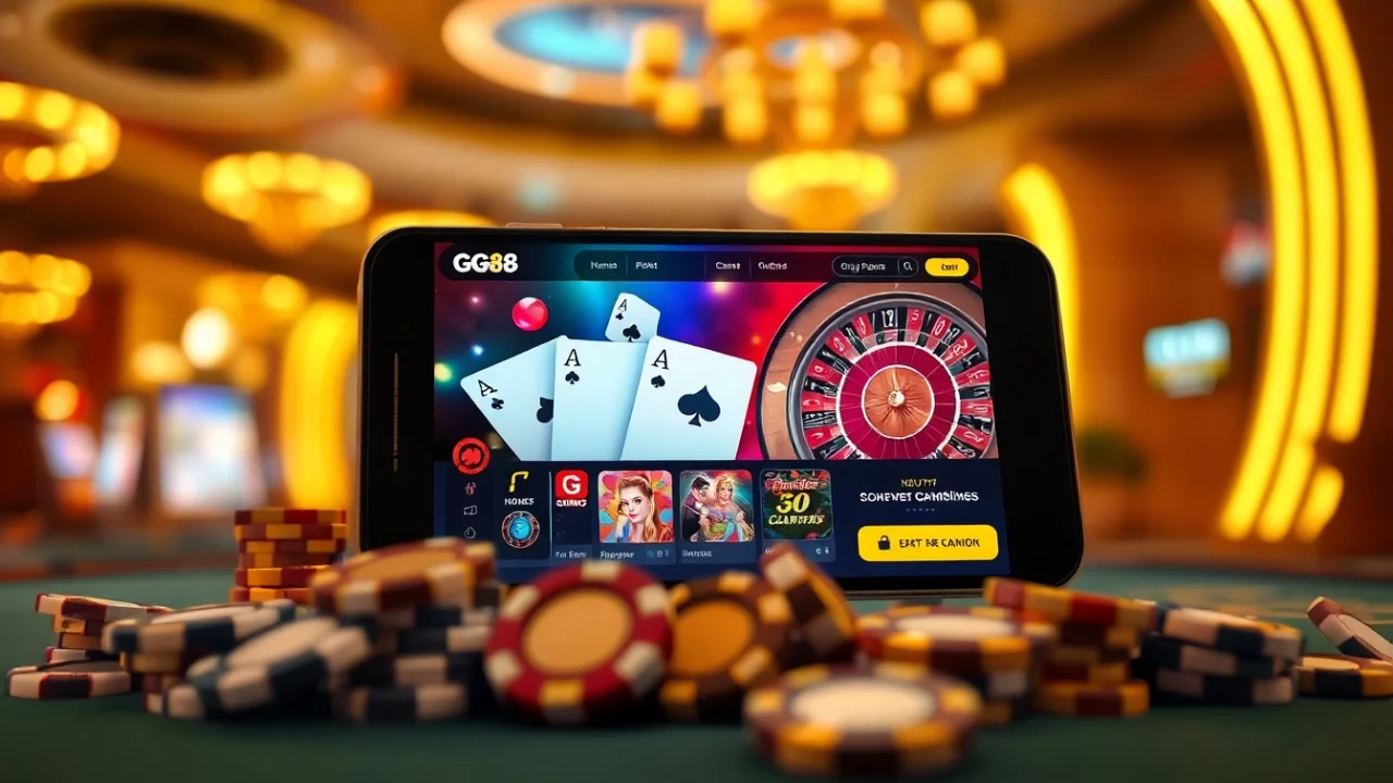 Experience thrilling gameplay at GG88 with premium betting options on casino tables and slot machines.