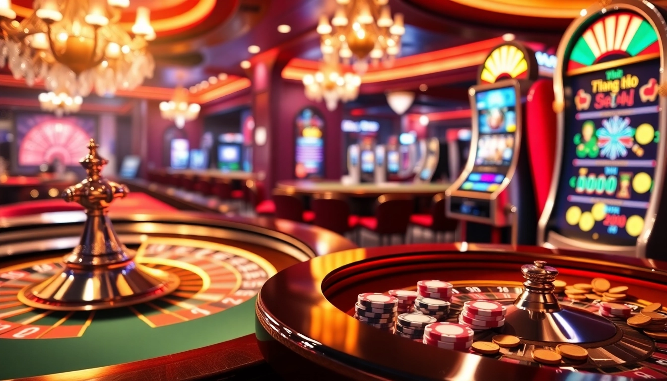 Experience the excitement of gambling on trang chủ 888NOW with vibrant casino visuals.