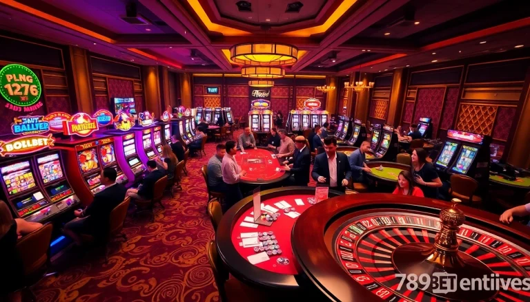789betevents engages players in a vibrant casino atmosphere with interactive games and lively dealers.