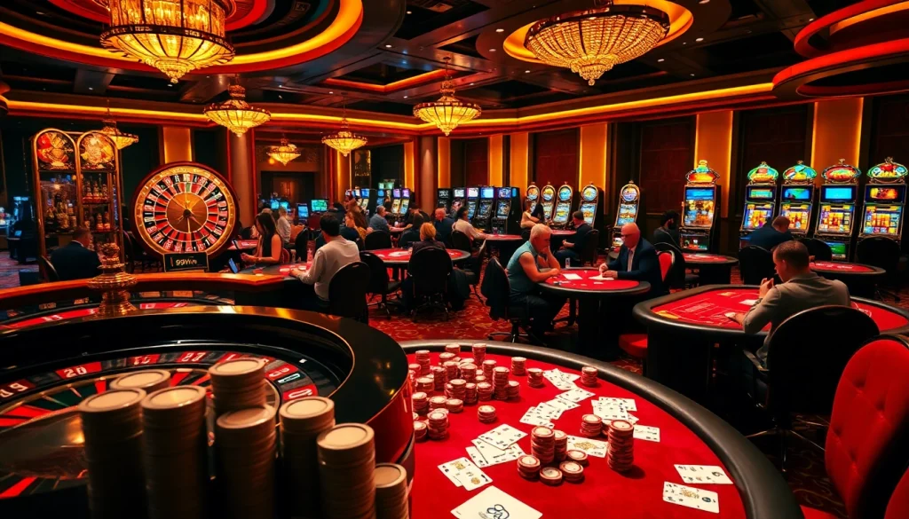 Experience the thrill of winning at 98win with luxurious casino tables and exciting games.