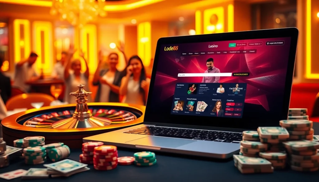 Experience exhilarating gameplay on trang chủ lode88 with vibrant casino visuals and engaging online betting.