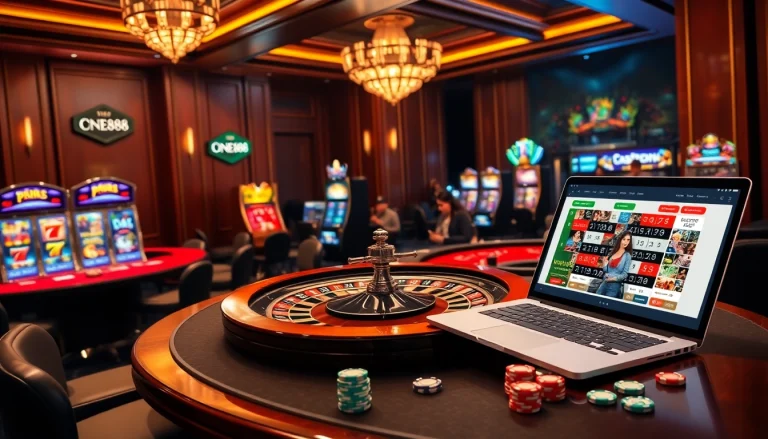 Experience the excitement of online gambling at https://one88.bid/ with luxurious casino elements and engaging players.