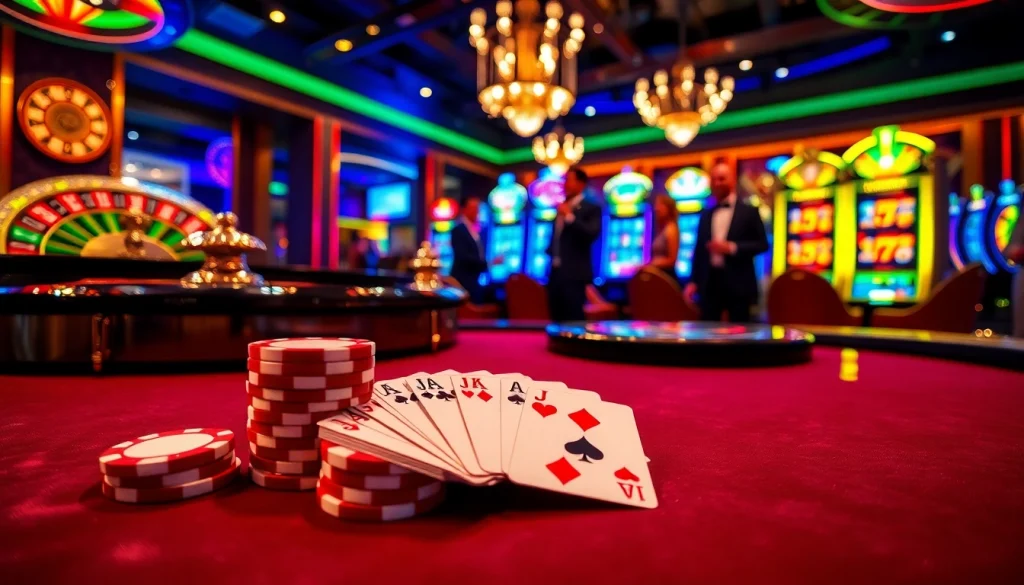 Experience the thrill of MK 8 gambling with vibrant poker games and roulette excitement.