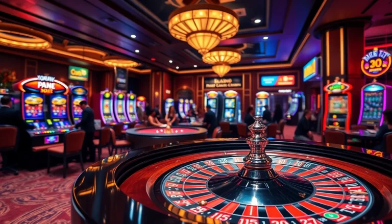 Experience the thrill of winning at https:/cm88.bz/ with vibrant casino tables and chips.