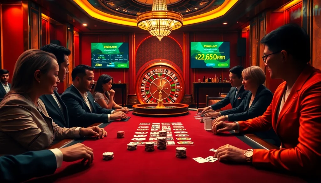 Experience the thrill of high-stakes poker at kkwin.com, featuring intense gameplay and luxurious casino elements.
