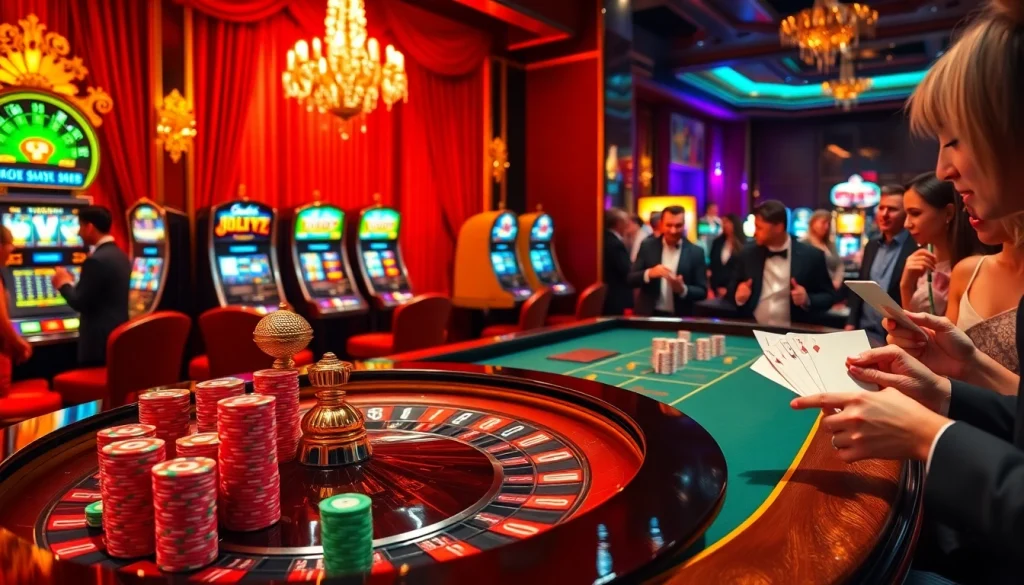 A high-stakes roulette table scene from https://jun88pl.com/ featuring colorful chips and an elegant dealer.