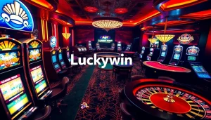 Experience high-stakes gaming at Luckywin with thrilling slot machines, poker tables, and roulette wheels.