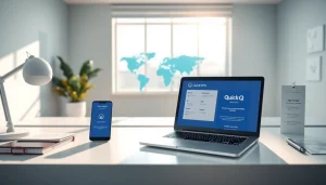 在专业工作环境中，使用 QuickQ官网 在多种设备上体验无缝的互联网安全。