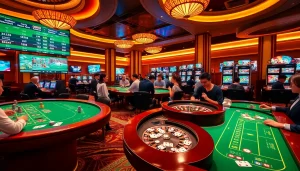 Experience the excitement of gambling at 888NEW with vibrant casino tables and real-time betting odds.