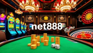 Experience thrilling gameplay at net88 with exciting casino tables and vibrant slot machines.