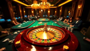 Experience thrilling wins at GG88 casino with vibrant gaming action and luxurious atmosphere.