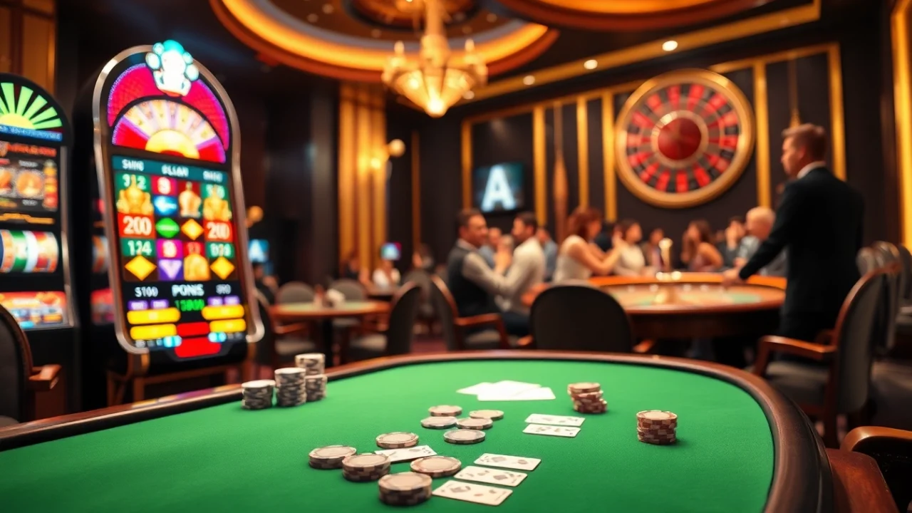 Experience thrilling gameplay with slots and poker at https://nohudoithuong.us/ featuring vibrant casino visuals.