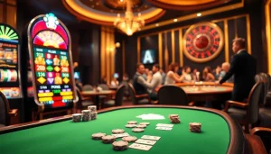 Experience thrilling gameplay with slots and poker at https://nohudoithuong.us/ featuring vibrant casino visuals.