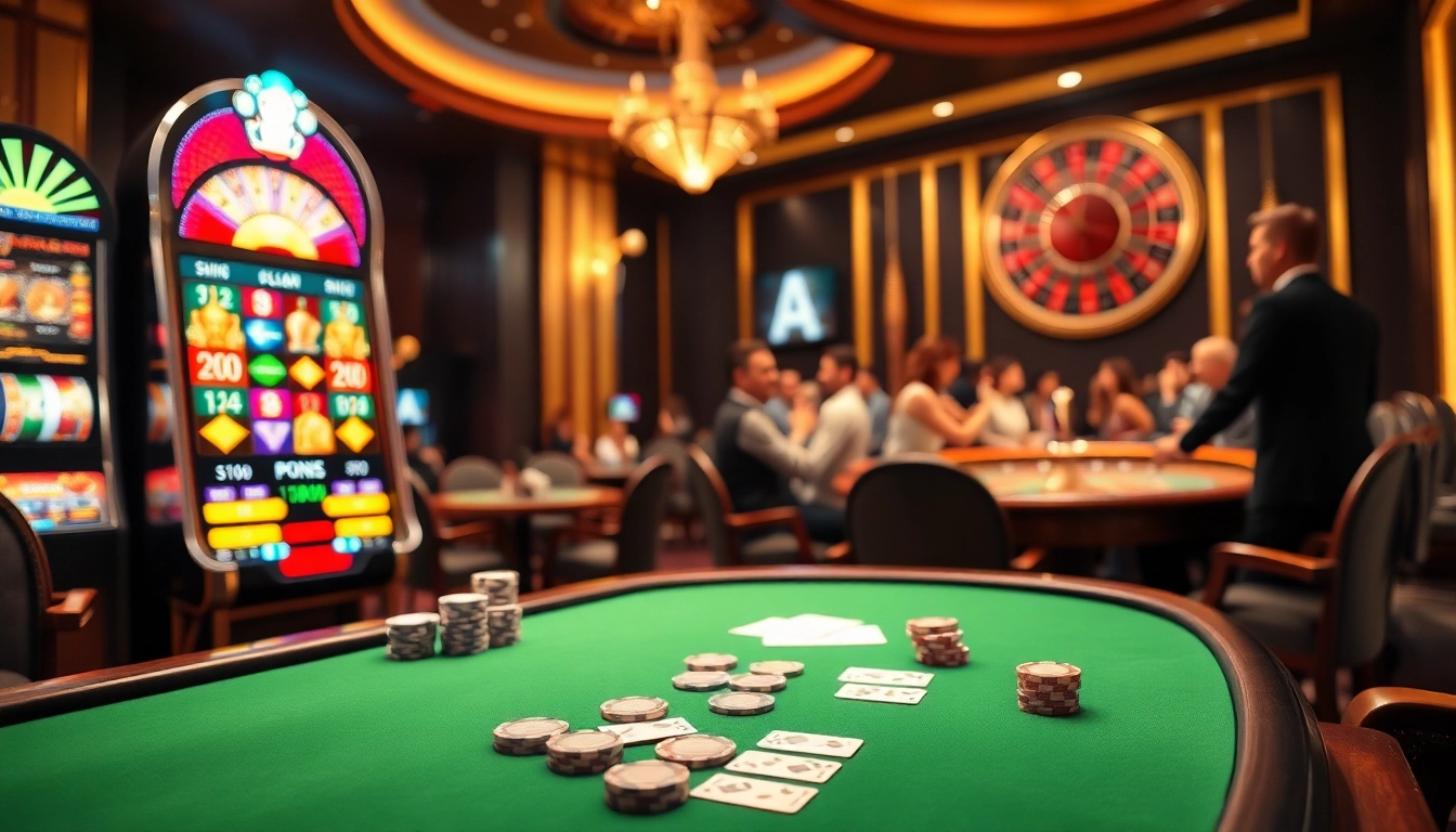Experience thrilling gameplay with slots and poker at https://nohudoithuong.us/ featuring vibrant casino visuals.