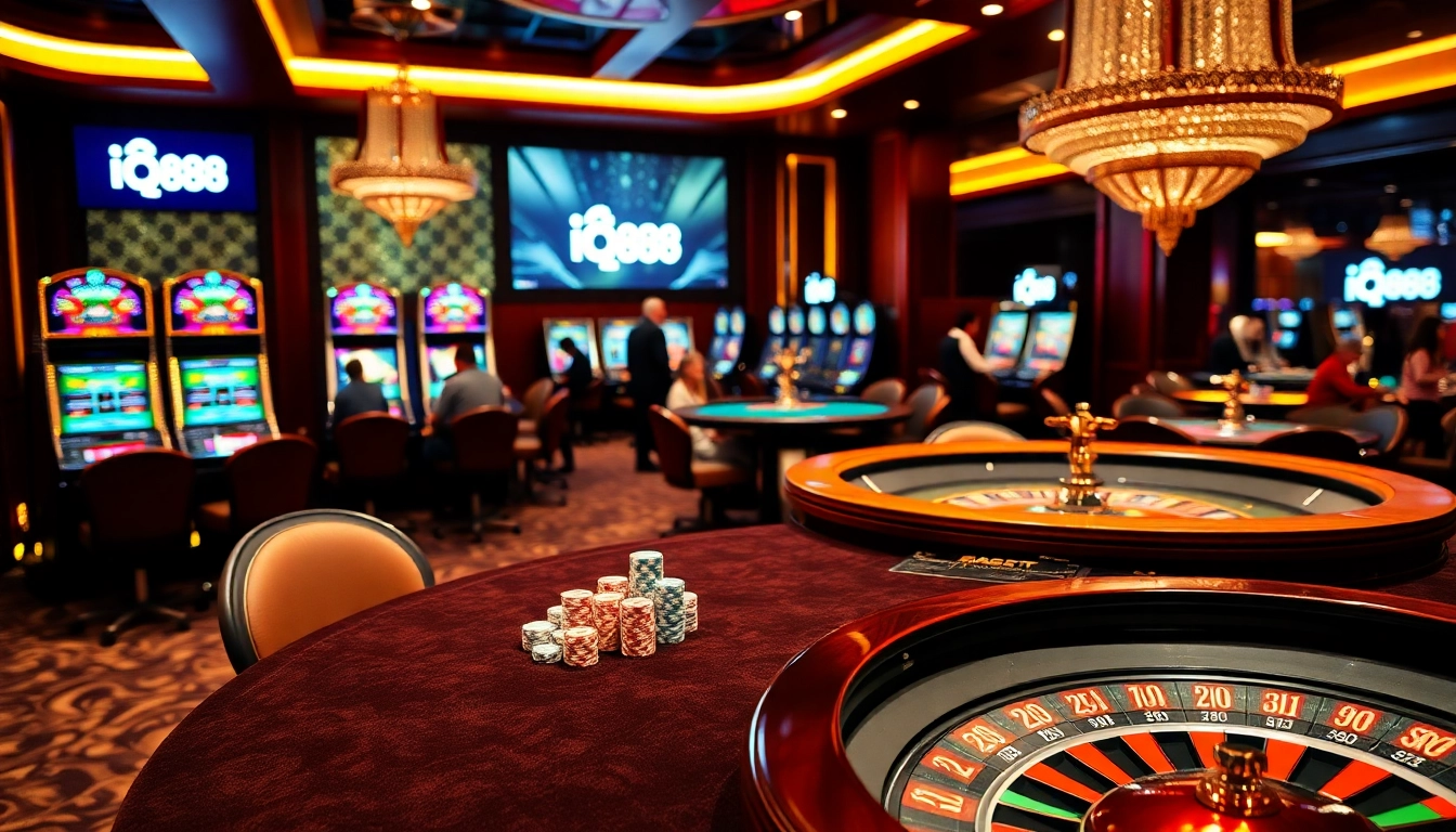 Experience the excitement of iq88 casino gaming with vibrant tables and thrilling gameplay.