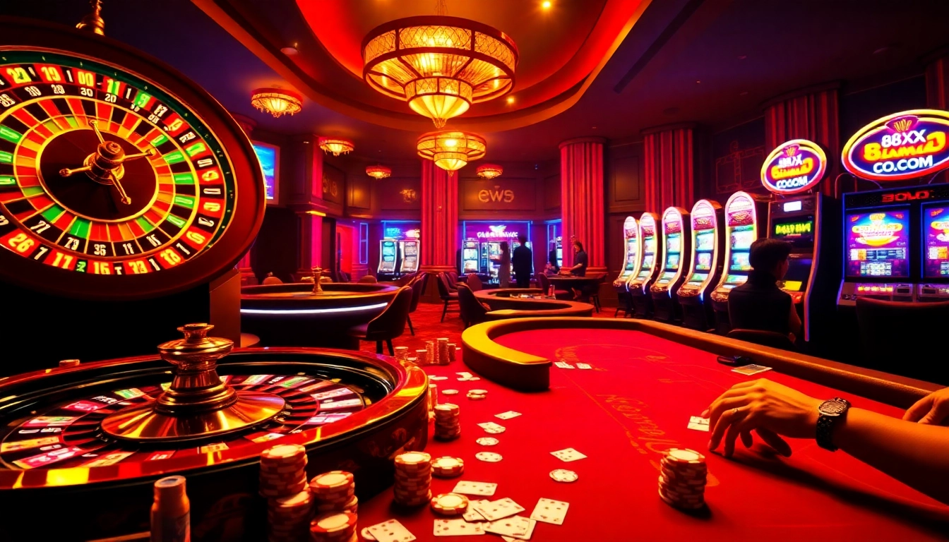 Players celebrating wins at 88xx.co.com, featuring a neon-lit casino ambiance.