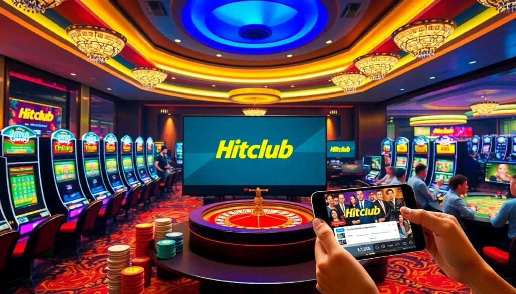 Hitclub offers vibrant casino experiences with mobile gaming and lively live dealer interactions.