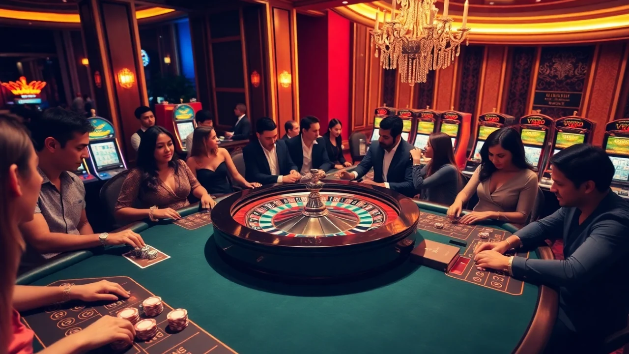 Experience thrilling gambling action at Vmax with vibrant casino games and dynamic players.