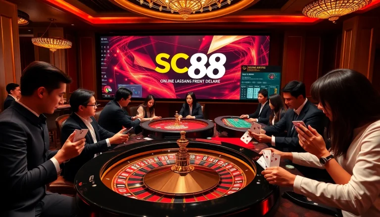 Experience thrilling games at SC88.today with players enjoying the excitement of online casino action.