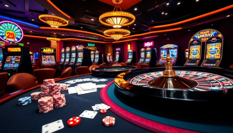 S8 offers a lively casino experience with tables, cards, and slot machines set in a professional environment.
