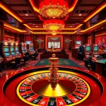 Engaging players and vibrant games reflect excitement at https://xx88.moe/ in a luxurious casino setting.