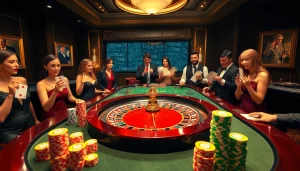 Experience high-stakes exhilaration at a luxurious casino featuring DA88 elements.