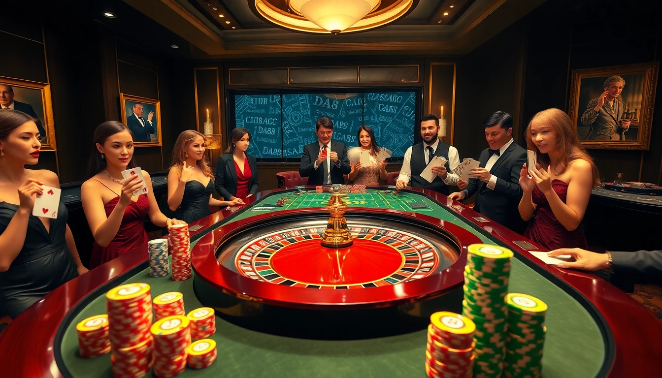 Experience high-stakes exhilaration at a luxurious casino featuring DA88 elements.
