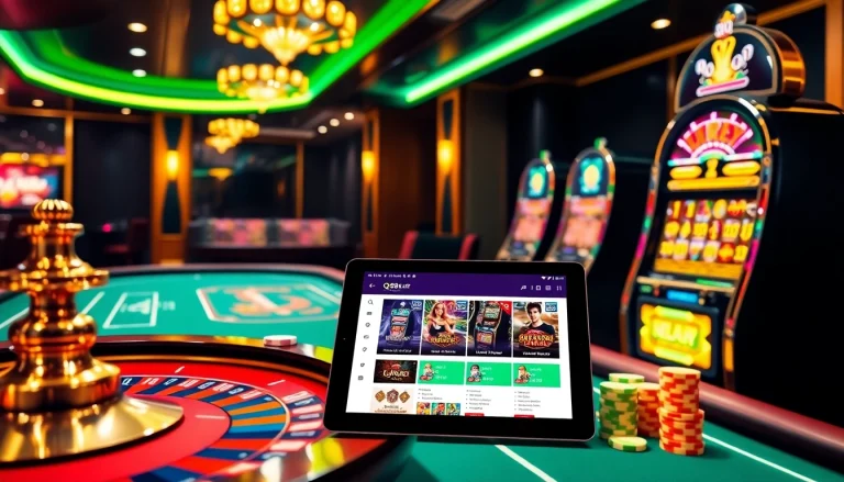 Engage in thrilling gameplay at https://qq88.life with vibrant visuals of live casino tables and online gaming.