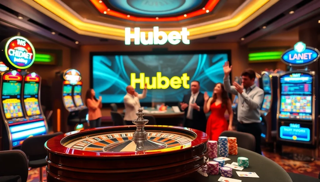 Experience the thrill of Hubet with vibrant casino games and lively players.