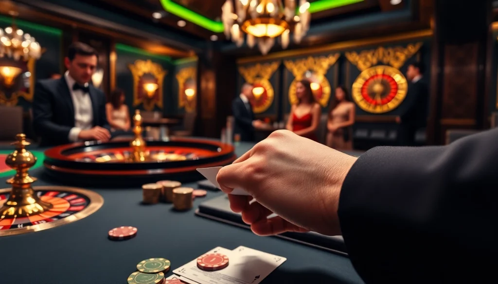 Thrilling poker action at 79king online casino with players and glamorous setups.