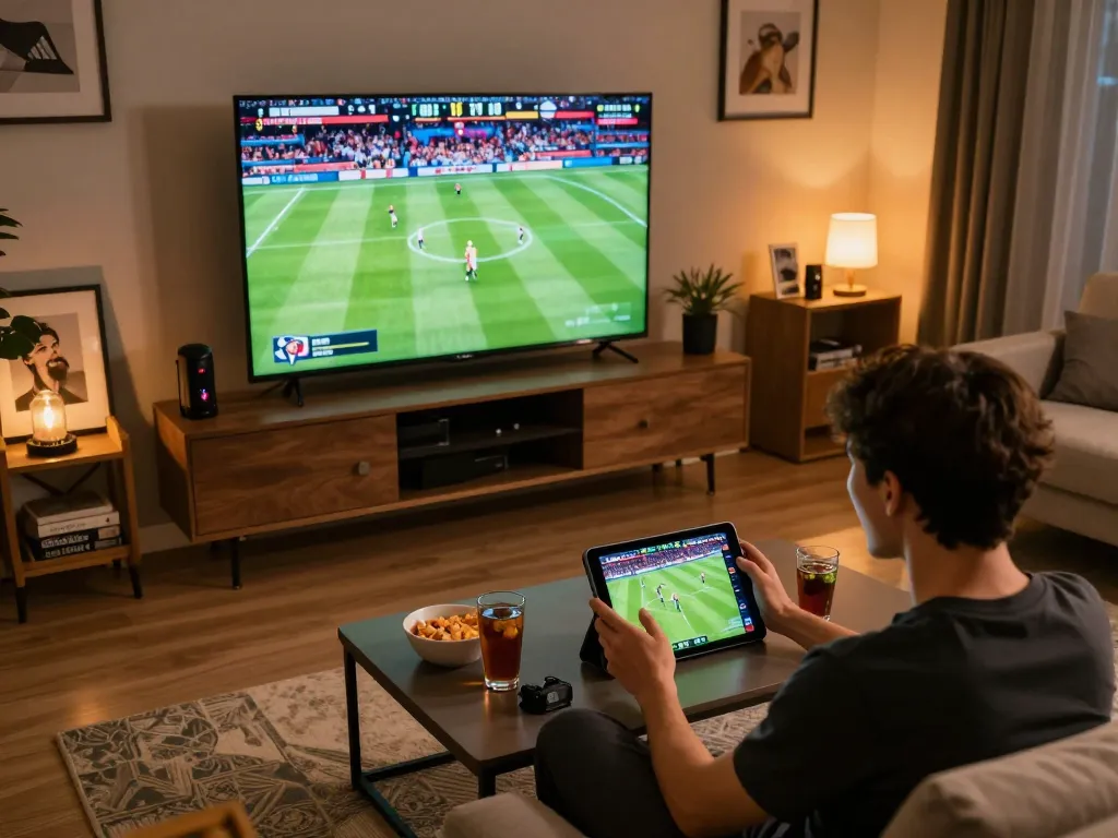 Enjoying live sports betting on https://gg88.my/ at home with tablet and enthusiasm.