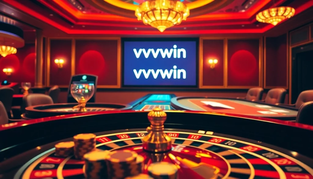 Experience the excitement of gambling at vvvwin with elegant casino tables and vibrant gameplay.