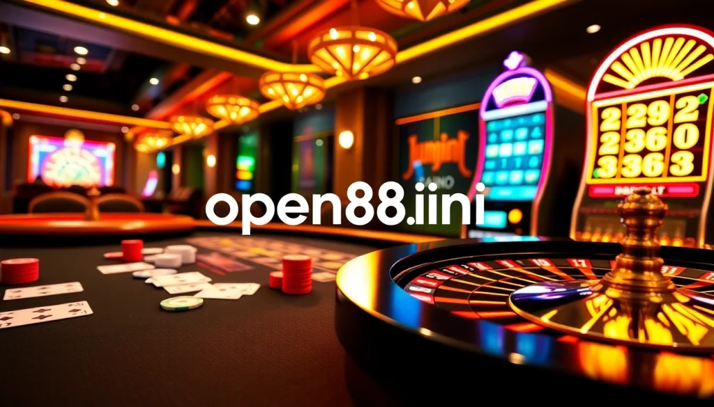 Engage with a thrilling online experience at open88.ninja featuring vibrant casino games and betting excitement.