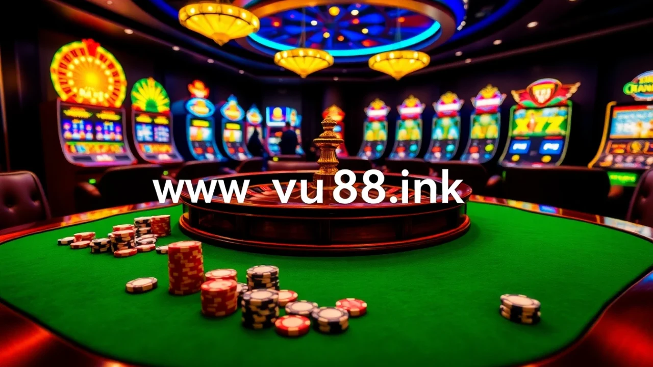 Betting at VU88 offers thrilling experiences with poker chips and roulette wheels.