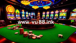 Betting at VU88 offers thrilling experiences with poker chips and roulette wheels.