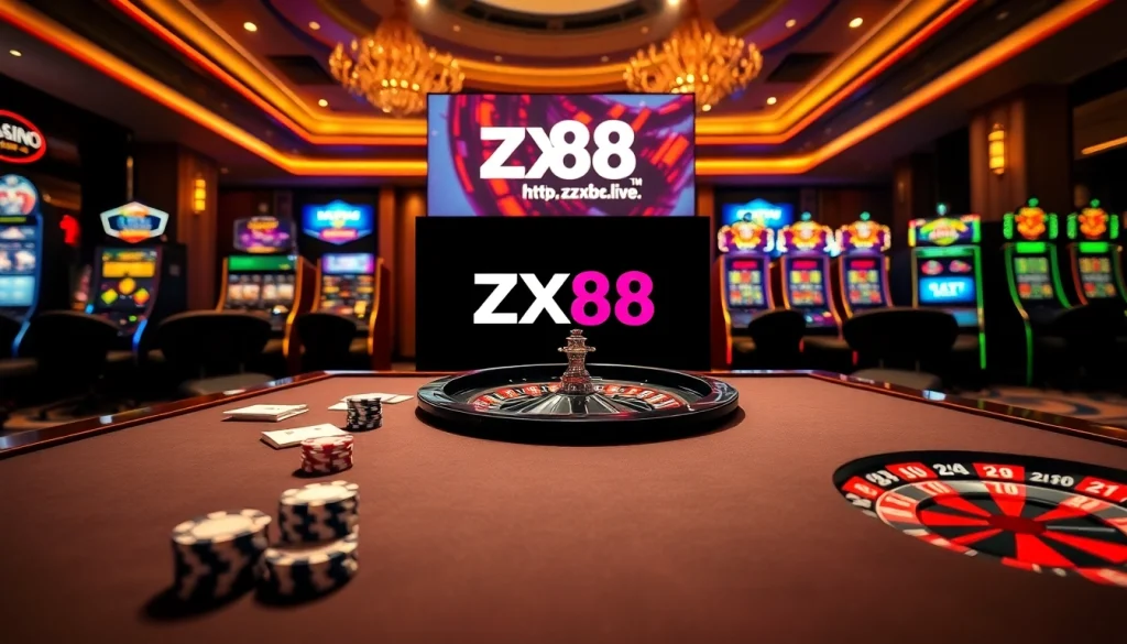 Experience winning strategies at https://zx88.live/ in a vibrant casino scene filled with excitement.