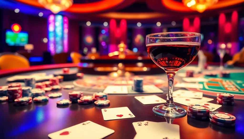 Engaging scene showcasing rik vip's luxurious casino experience with roulette and vibrant gambling elements.